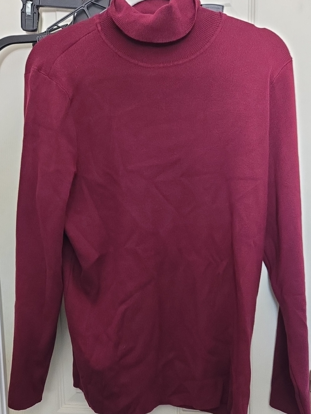 Chico's Womens Burgundy Turtleneck Sweater 3